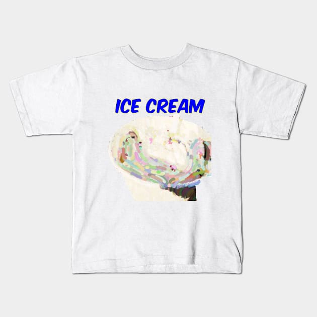 Ice Cream Kids T-Shirt by LordSelrahc